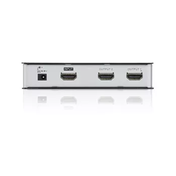 ATEN 2-port HDMI audio/video splitter 4Kx2K, HDMI, 2x HDMI, 4096 x 2160 pixelov, čierny, kov, 4K Ultra HD