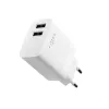 Nabíjačka pre mobilné zariadenia FIXED FIXC17N-2U-WH AC rýchle nabíjanie smartfón tablet biela