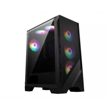 PC skriňa MSI MAG FORGE 120A AIRFLOW Midi-Tower — čierna, temperované sklo, Mesh, 3×120-mm predné ventilátory, 2×120-mm horné ventilátory, podpora ATX