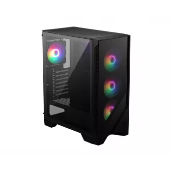 PC skriňa MSI MAG FORGE 120A AIRFLOW Midi-Tower — čierna, temperované sklo, Mesh, 3×120-mm predné ventilátory, 2×120-mm horné ventilátory, podpora ATX