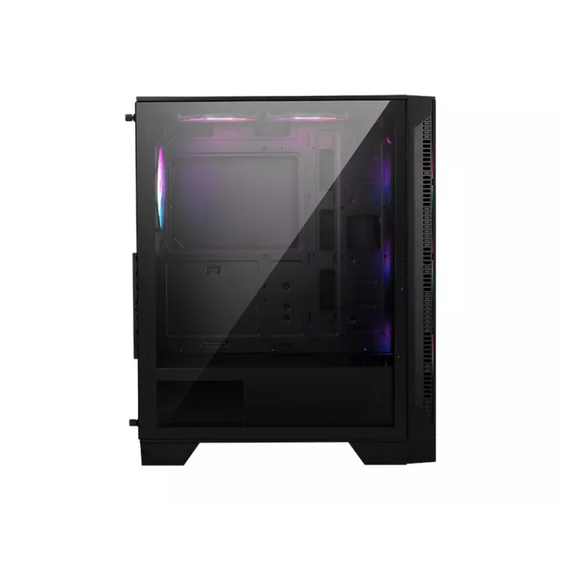 PC skriňa MSI MAG FORGE 120A AIRFLOW Midi-Tower — čierna, temperované sklo, Mesh, 3×120-mm predné ventilátory, 2×120-mm horné ventilátory, podpora ATX