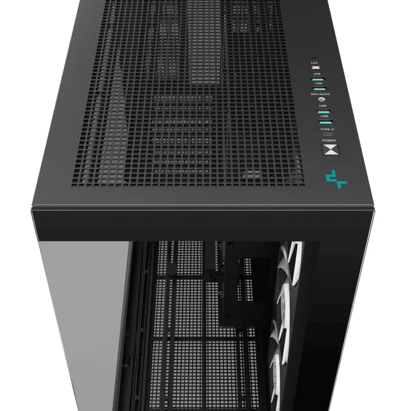 DeepCool CH780 herná skriňa Full Tower, E-ATX, bočné okno z tvrdeného skla, bez zdroja, čierna