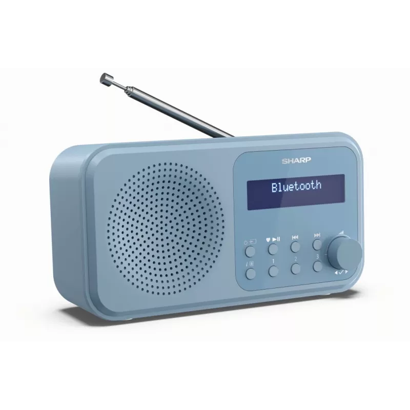 Sharp DR-P420(BL) Tokyo prenosné digitálne rádio, prenosné, digitálne, DAB, DAB+, FM, automatické vyhľadávanie, automatické ladenie, 2 W, AAC
