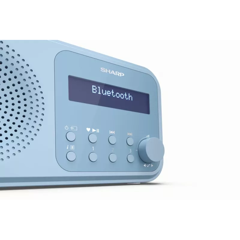 Sharp DR-P420(BL) Tokyo prenosné digitálne rádio, prenosné, digitálne, DAB, DAB+, FM, automatické vyhľadávanie, automatické ladenie, 2 W, AAC