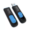 ADATA UV128 AUV128-512G-RBE USB kľúč 512 GB, USB-A 3.2 Gen 1, posuvný, čierno-modrý
