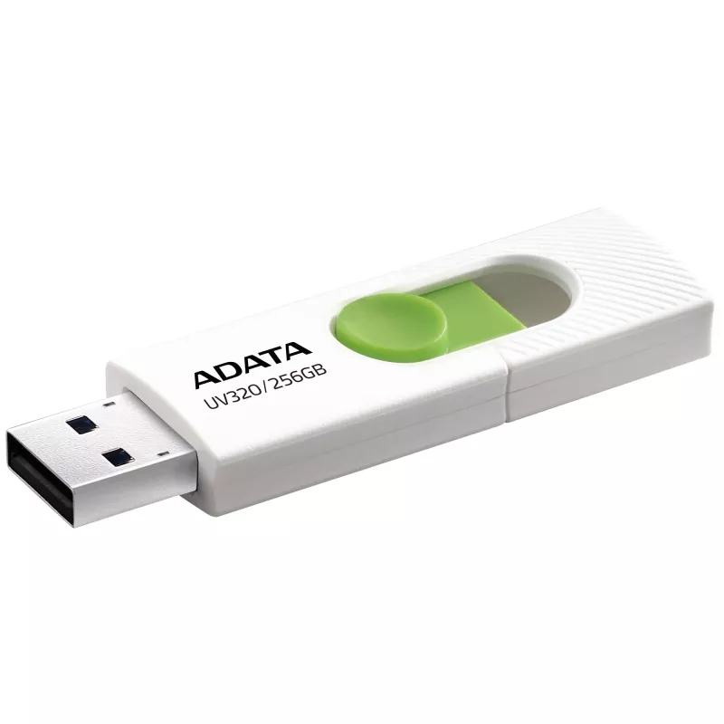 ADATA UV320 USB kľúč 256 GB USB Type-A 3.2 Gen 1 (3.1 Gen 1) zelený, biely