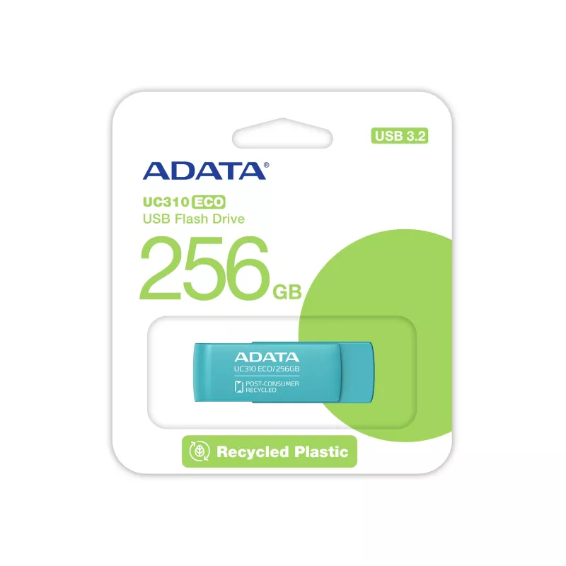 ADATA UC310 ECO USB kľúč 256 GB USB Type-A 3.2 Gen 1 (3.1 Gen 1) zelený