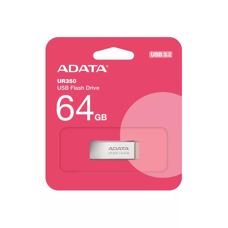 ADATA UR350 USB kľúč 64 GB USB Type-A 3.2 Gen 1 (3.1 Gen 1) hnedý