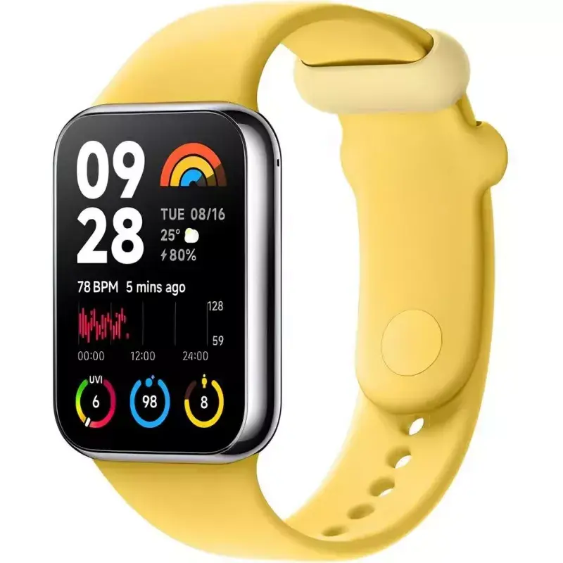 Náhradný TPU remienok pre Xiaomi Smart Band 8 Pro – citrónovo žltý