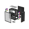 PC skriňa DeepCool CC560 ARGB V2 Midi-Tower čierna — ATX/Micro-ATX/Mini-ITX, tvrdené sklo, aRGB, podpora GPU do 370 mm