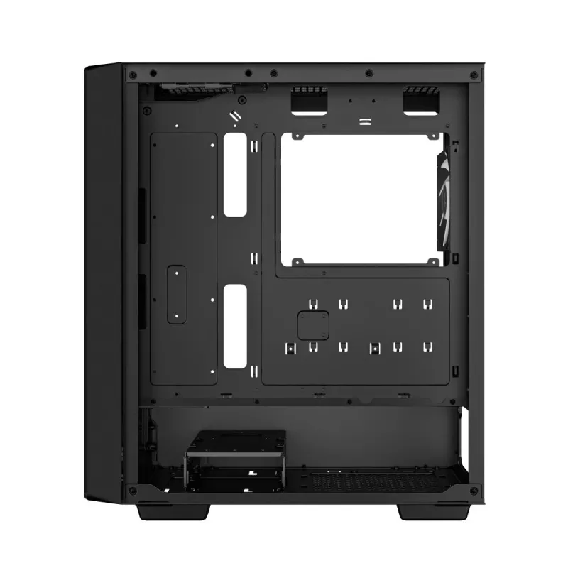PC skriňa DeepCool CC560 ARGB V2 Midi-Tower čierna — ATX/Micro-ATX/Mini-ITX, tvrdené sklo, aRGB, podpora GPU do 370 mm