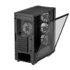 PC skriňa DeepCool CC560 ARGB V2 Midi-Tower čierna — ATX/Micro-ATX/Mini-ITX, tvrdené sklo, aRGB, podpora GPU do 370 mm