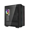 PC skriňa DeepCool CC560 ARGB V2 Midi-Tower čierna — ATX/Micro-ATX/Mini-ITX, tvrdené sklo, aRGB, podpora GPU do 370 mm