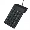 Numerický blok klávesov GEMBIRD KPD-U-03 USB 18 klávesov Scissorswitch, 1,45 m kábel, čierny