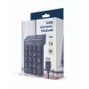 Numerický blok klávesov GEMBIRD KPD-U-03 USB 18 klávesov Scissorswitch, 1,45 m kábel, čierny