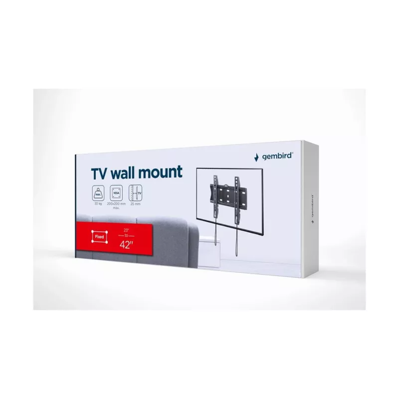 GEMBIRD TV nástenný držiak (pevný), 23in-42in