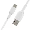 USB kábel Belkin BoostCharge CAB001BT1MWH 1 m USB A na USB C biely