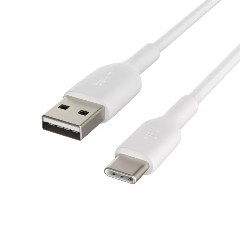 USB kábel Belkin BoostCharge CAB001BT1MWH 1 m USB A na USB C biely