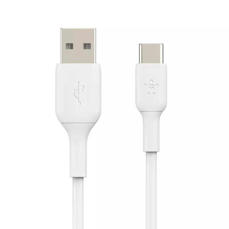 USB kábel Belkin BoostCharge CAB001BT1MWH 1 m USB A na USB C biely