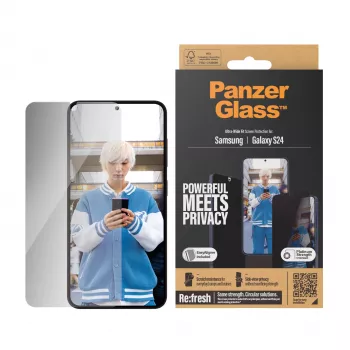 PanzerGlass ® Privacy Screen Protector Samsung Galaxy S24 | Ultra-Wide Fit s EasyAligner