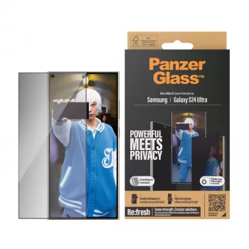 PanzerGlass ® Privacy Screen Protector Samsung Galaxy S24 Ultra | Ultra-Wide Fit s EasyAligner