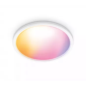WiZ Superslim Ceiling 32 W, inteligentné stropné svietidlo, Wi-Fi/Bluetooth, biela, Wi-Fi 4 (802.11n), 802.11b, 802.11g, LED, plast