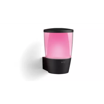 WiZ Wall Light ELPAS, inteligentné nástenné svietidlo, Wi-Fi/Bluetooth, čierna, Wi-Fi 4 (802.11n), 802.11b, 802.11g, LED, kov, plast
