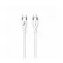 TARGUS Hyper 2m silikónový 240W USB-C nabíjací kábel - biely