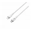 TARGUS Hyper 2m silikónový 240W USB-C nabíjací kábel - biely