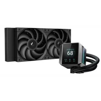 DEEPCOOL Mystique 240 procesorový All-in-One kvapalinový chladič 12 cm – čierny