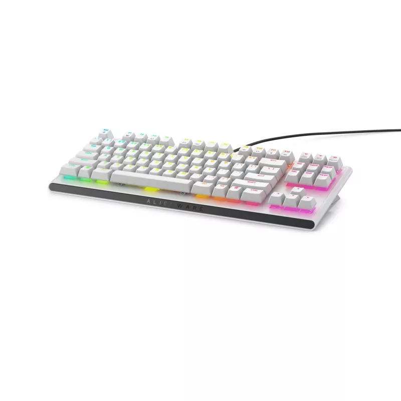 Alienware AW420K klávesnica Gaming USB QWERTY US International biela