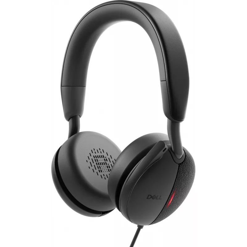 DELL Pro Plus káblový ANC headset - WH5024, káblový, telefonovanie/hudba, 20 - 20000 Hz, 189 g, headset, čierny