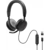 DELL Pro Plus káblový ANC headset - WH5024, káblový, telefonovanie/hudba, 20 - 20000 Hz, 189 g, headset, čierny