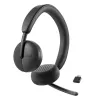 DELL Pro Wireless headset - WL3024, káblový & bezdrôtový, telefonovanie/hudba, 20 - 20000 Hz, 182 g, headset, čierny