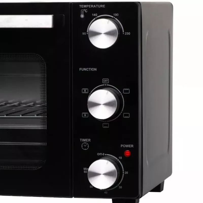 Elektrická stolová rúra Adler AD 6024 — kompaktná, objem 22 l, 1300 W, čierna