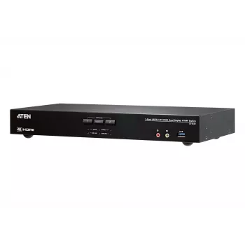 ATEN 2-portový USB 3.0 4K HDMI Dual Display KVMP™ prepínač, 4096 x 2160 pixelov, 4K Ultra HD, 3,17 W, čierny