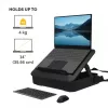 Fellowes taška na notebook s integrovaným stojanom na notebook - Breyta uzamykateľná taška na notebook pre hybridnú prácu & notebooky do 14 palcov/4 kg - čierna