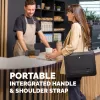 Fellowes taška na notebook s integrovaným stojanom na notebook - Breyta uzamykateľná taška na notebook pre hybridnú prácu & notebooky do 14 palcov/4 kg - čierna