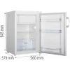 Gorenje RB492PW kombinovaná chladnička voľne stojaca 119 L biela
