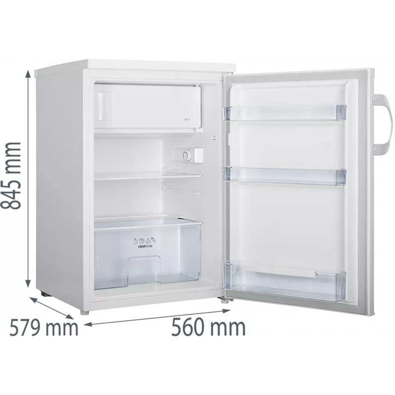 Gorenje RB492PW kombinovaná chladnička voľne stojaca 119 L biela