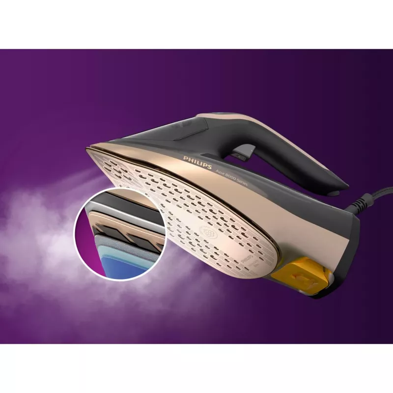 Philips DST8041/80 žehlička parná žehlička SteamGlide Elite žehliaca plocha 3000 W čierna