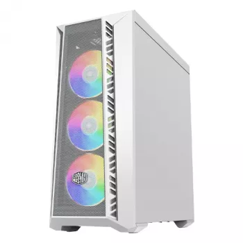 COOLER MASTER skriňa Masterbox Lite 520 Mesh Midi Tower biela