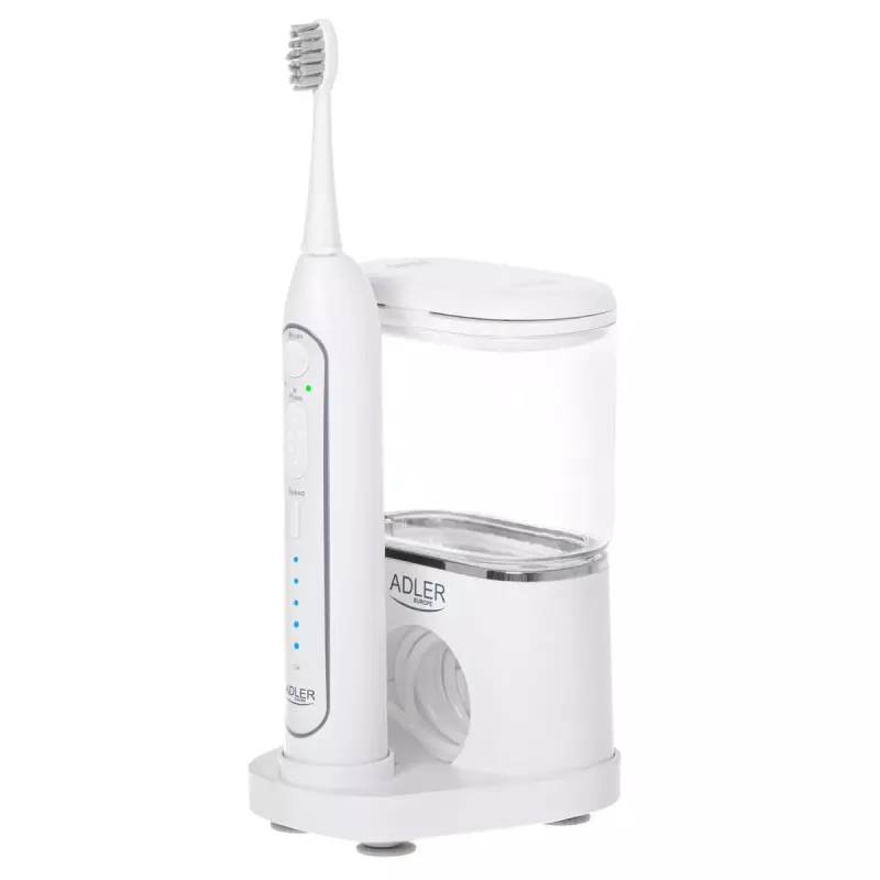 Zubná kefka Adler 2-in-1 vodná zubná niť Sonic Brush AD 2180w