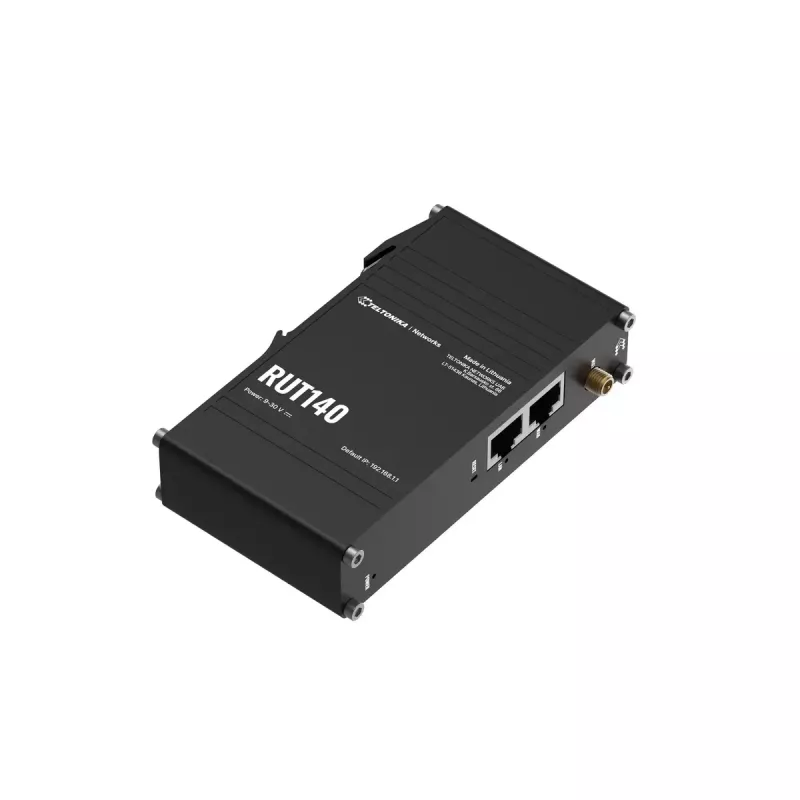 Priemyselný router Teltonika RUT140 2x RJ45 100Mb/s IP30