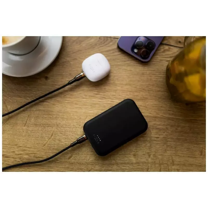 Prenosná powerbanka FIXED MagZen 6000 mAh – čierna, USB výstup pre smartfóny a tablety