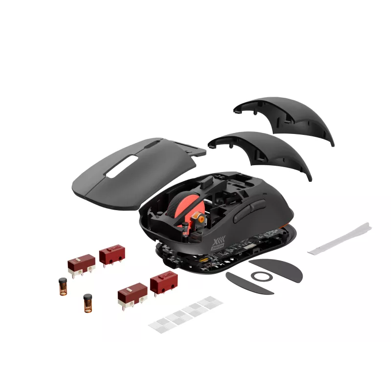 GENESIS Zircon XIII myš Gaming obojručná RF Wireless + USB Type-C optická 26000 DPI