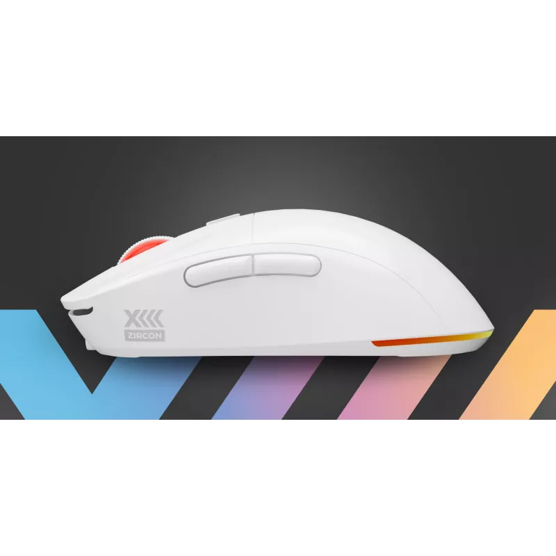 GENESIS Zircon XIII myš Gaming obojručná RF Wireless + USB Type-C optická 26000 DPI