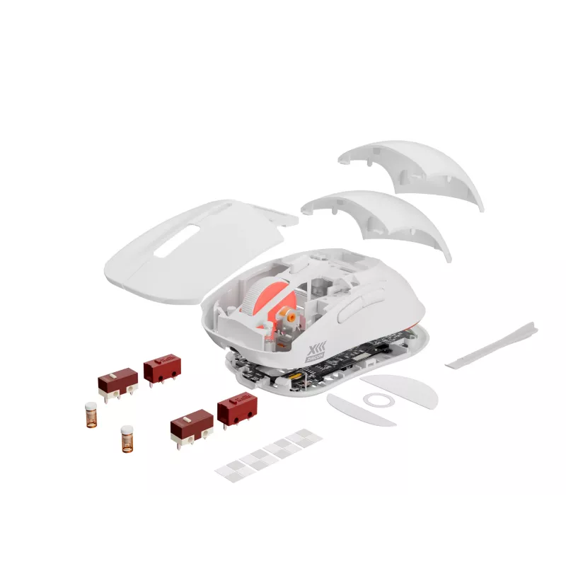 GENESIS Zircon XIII myš Gaming obojručná RF Wireless + USB Type-C optická 26000 DPI