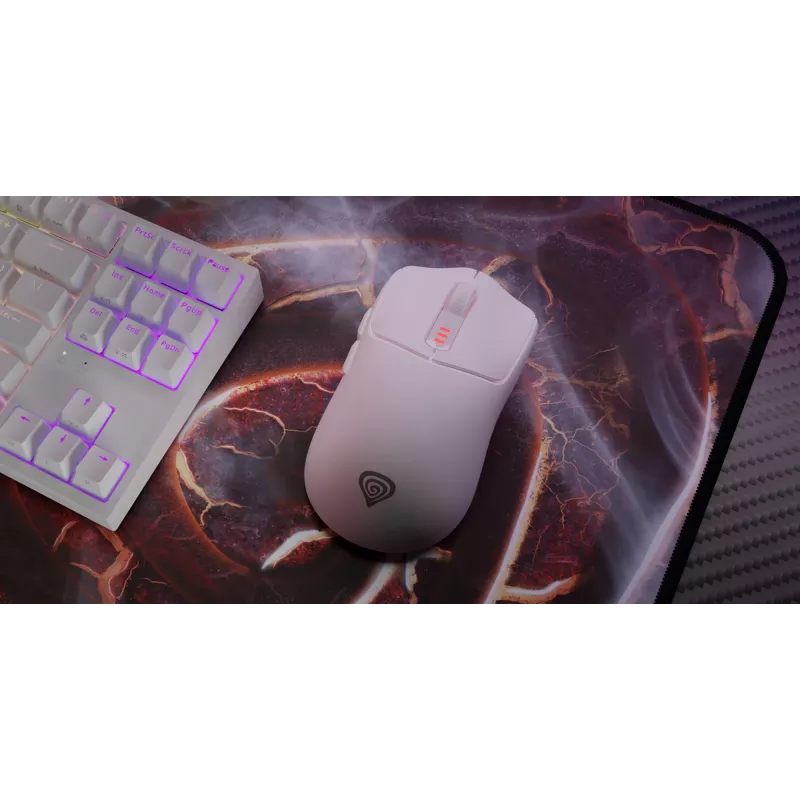 GENESIS Zircon 500 myš Gaming pravácka RF Wireless + Bluetooth + USB Type-C optická 10000 DPI