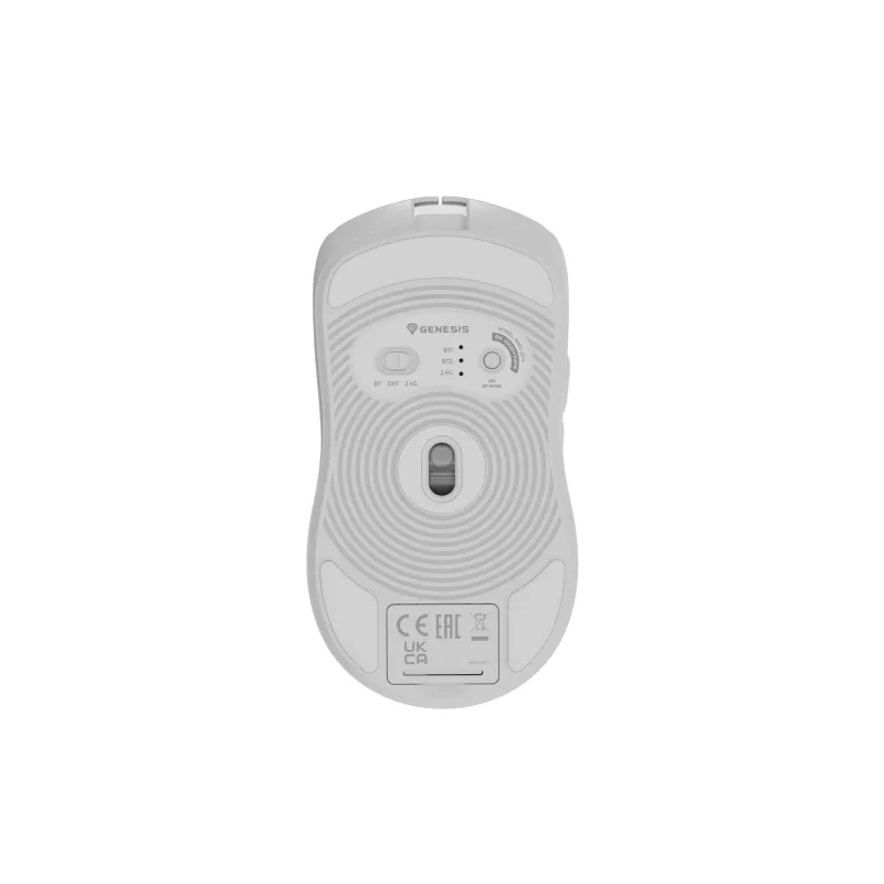 GENESIS Zircon 500 myš Gaming pravácka RF Wireless + Bluetooth + USB Type-C optická 10000 DPI